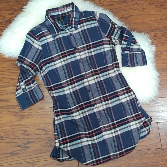 Jack Tops - Jack Ruffled Flannel Shirt